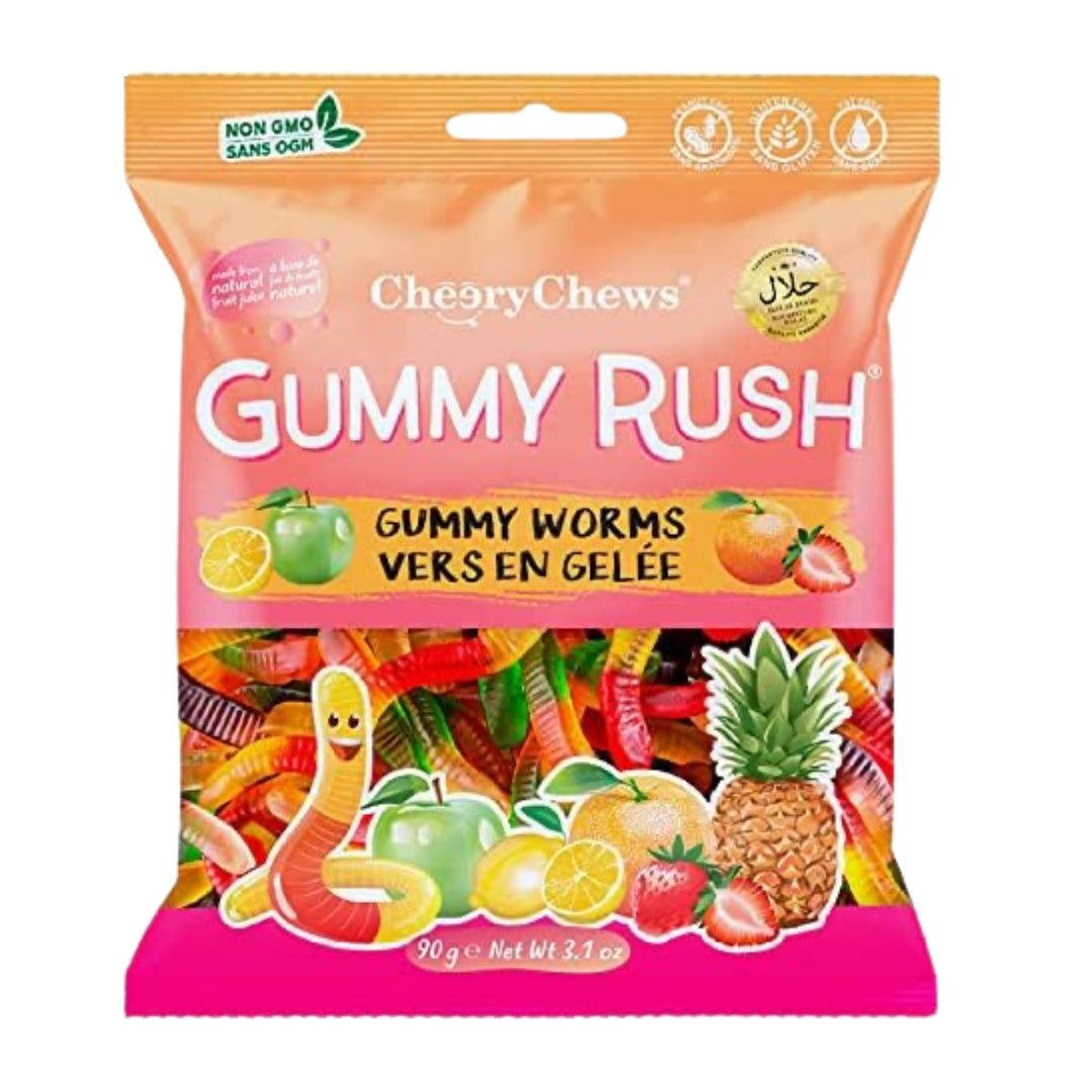Gummy Rush | Fruit Worms (90 gr) - CartMart